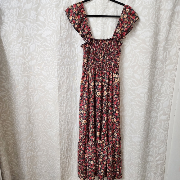 Harper Red & Beautiful Colors, Smocked Maxi Dress. - Picture 5 of 5